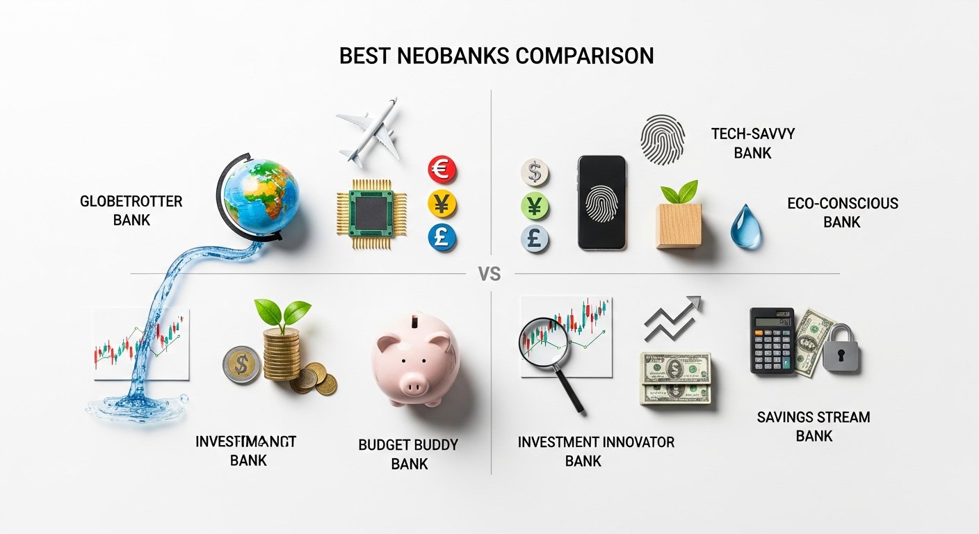 key comparison criteria for fintech platforms — best neobanks comparison