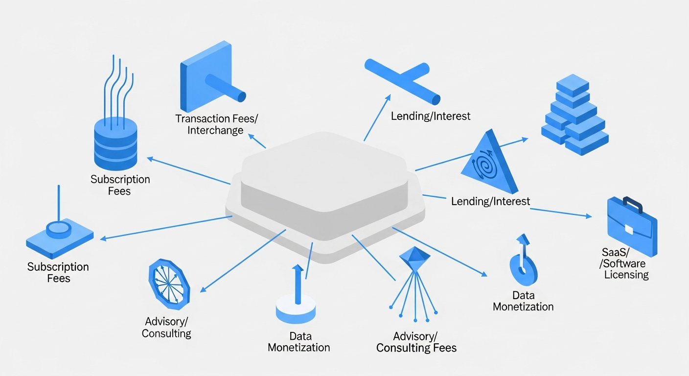 how fintech companies make money - infographic 4 illustration