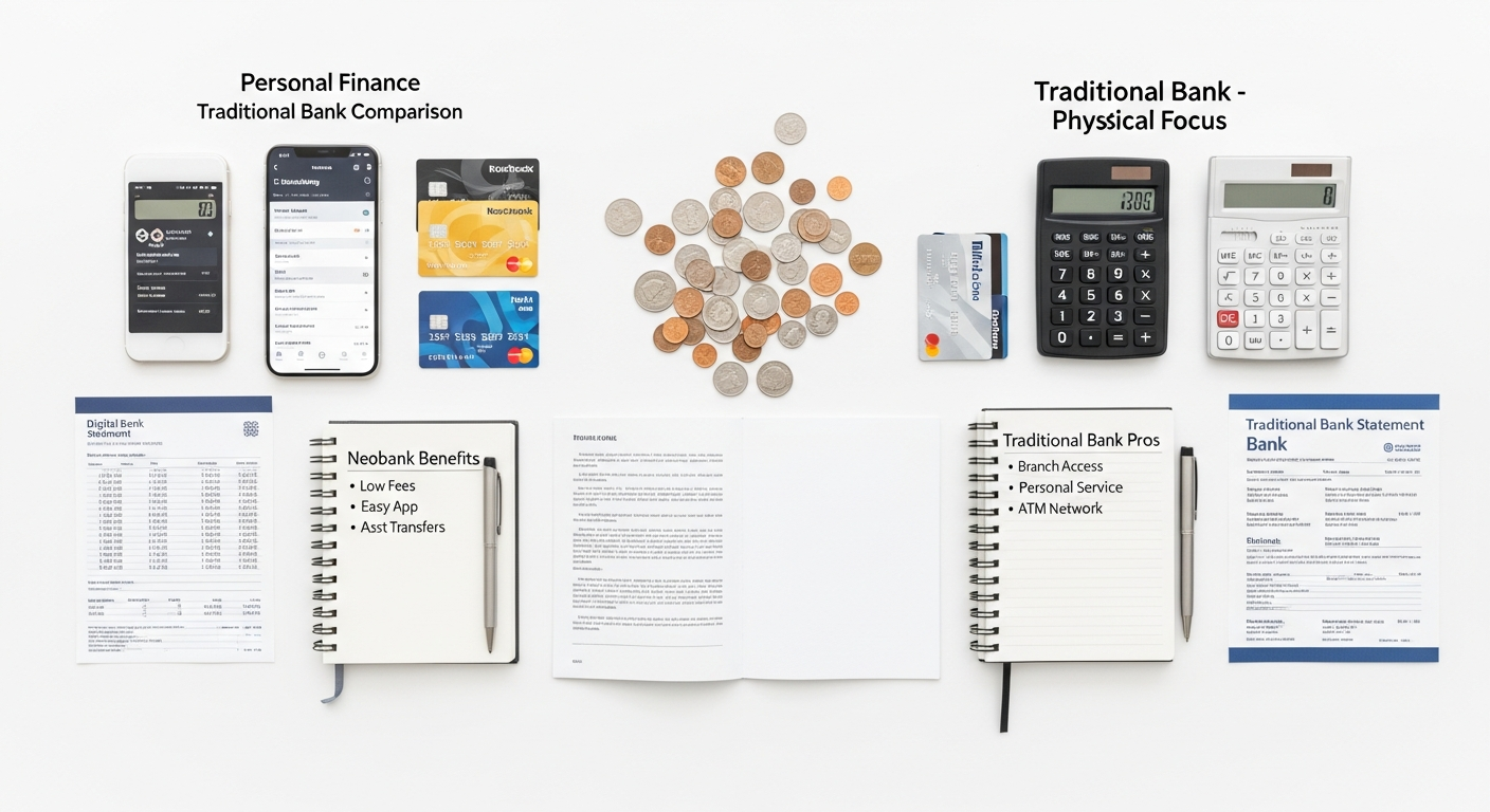 Neobank Vs Traditional Bank Comparison