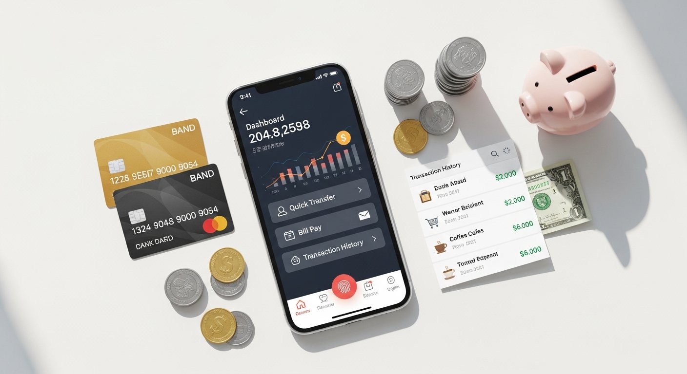 mobile banking app features - photo 2 illustration