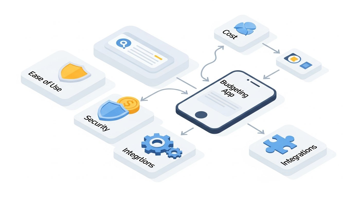 how to choose budgeting app - infographic 4 illustration