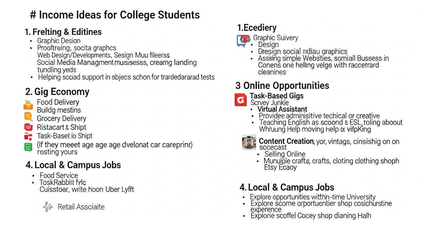 Income ideas for college students
